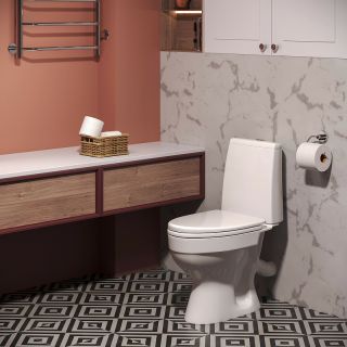 Унитаз  Aringa Сиена AR01005WH с бачком и сиденьем Микролифт